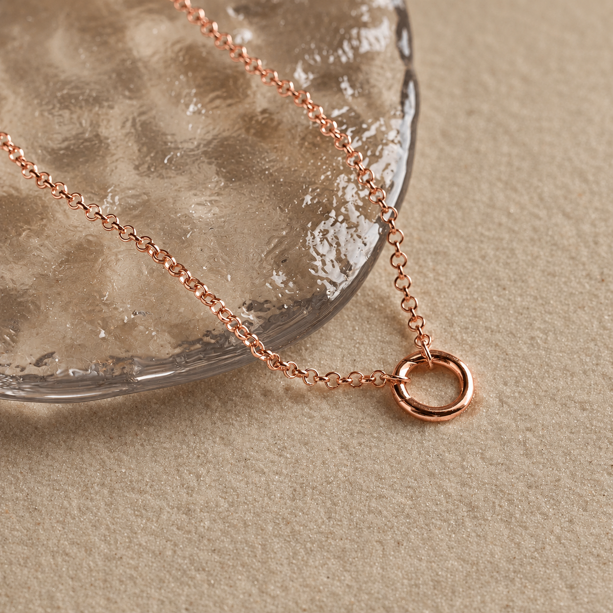 Versatile Minimalist Circle Necklace