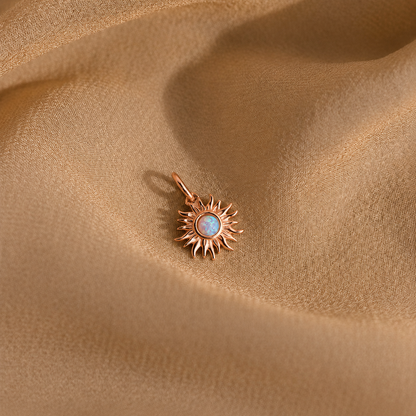Celestial Opal Sun Charm