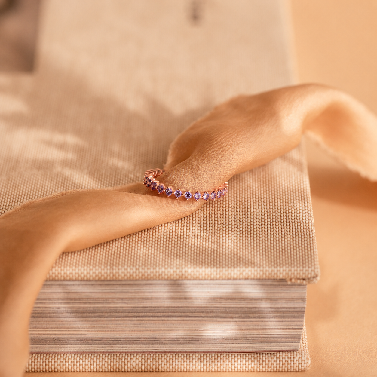 Enchanting Elegance: Amethyst Eternity Ring