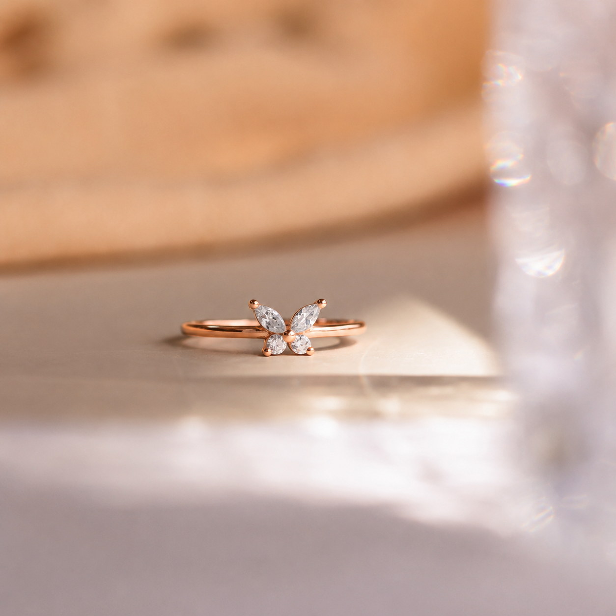 Mariposa Butterfly Promise Ring