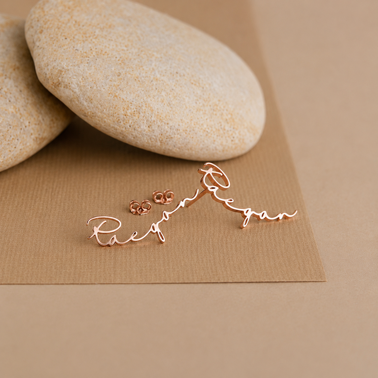 Hallie Name Earrings