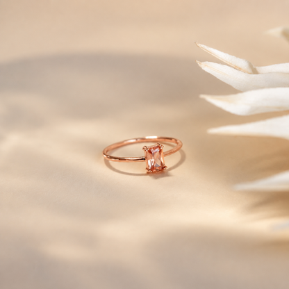 Luxurious Citrine Birthstone Ring for November Birthdays