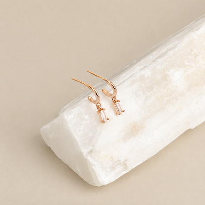Baguette Glamour Hoops