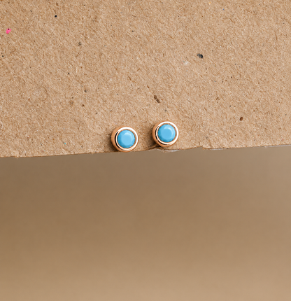 Ariel Turquoise Stud Earrings