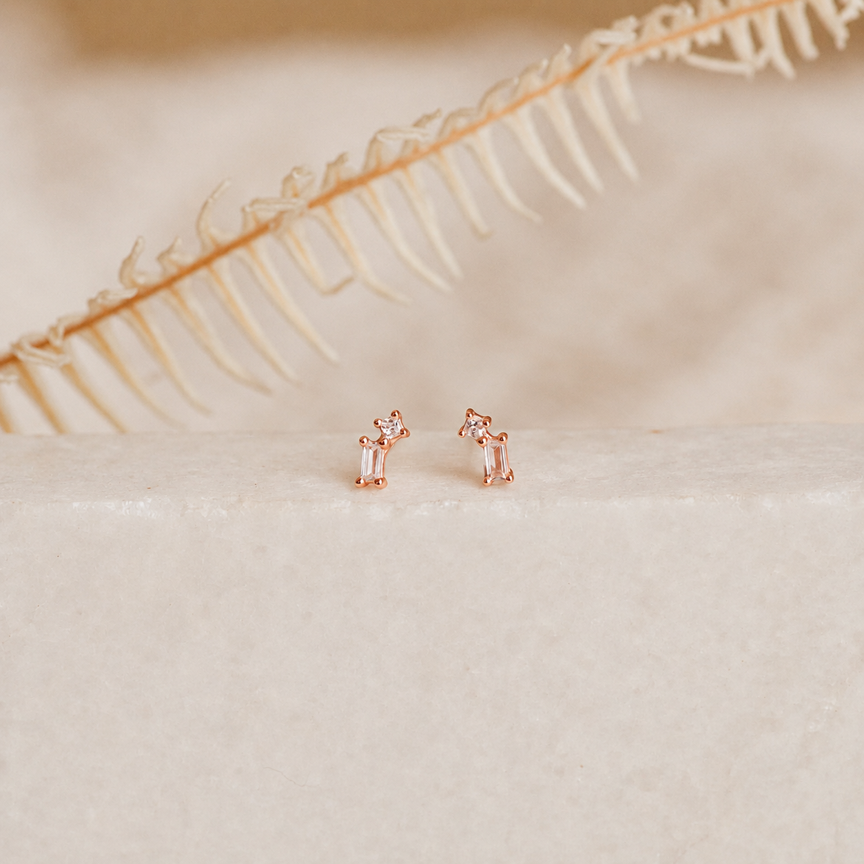 Blair Diamond Drop Stud Earrings