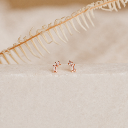 Blair Diamond Drop Stud Earrings