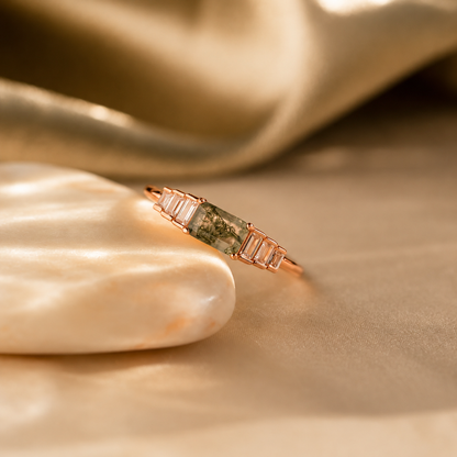 Radiant Aura: Agate Statement Ring