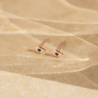 Haven Emerald Eye Studs