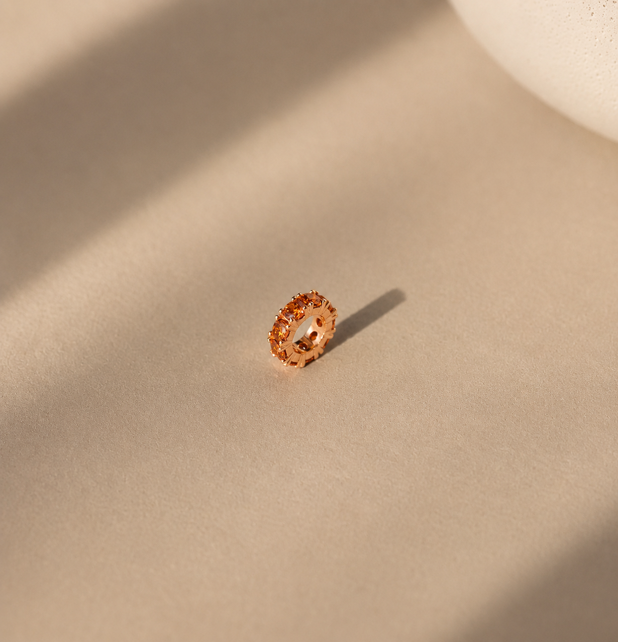 Garnet Eternity Charm