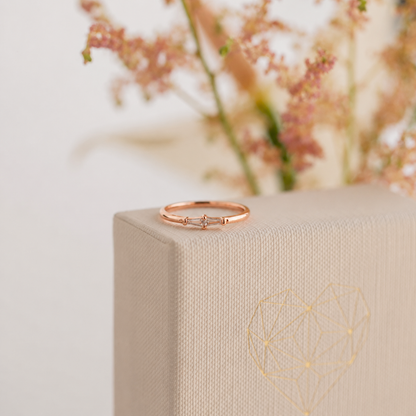 Eleanor Baguette Diamond Ring