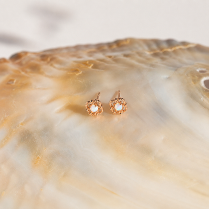 Alora Opal Stud Earrings