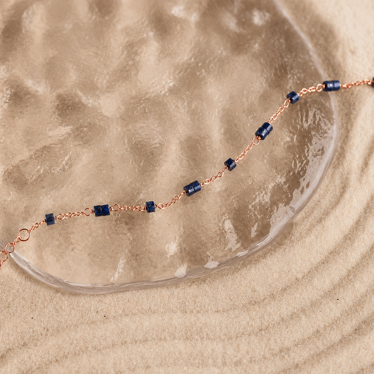 Azul Deep Blue Beaded Bracelet