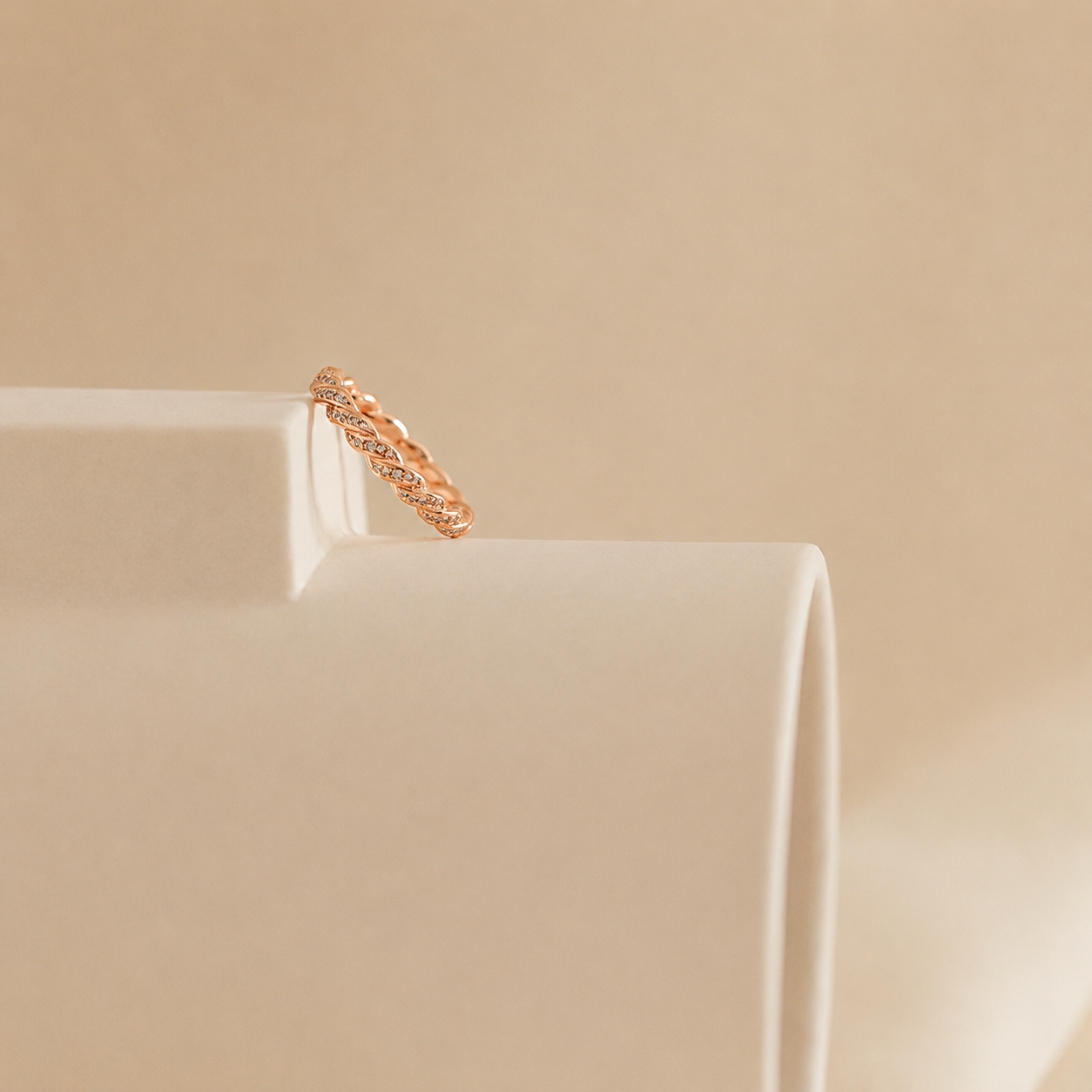 Twist Diamond Ring