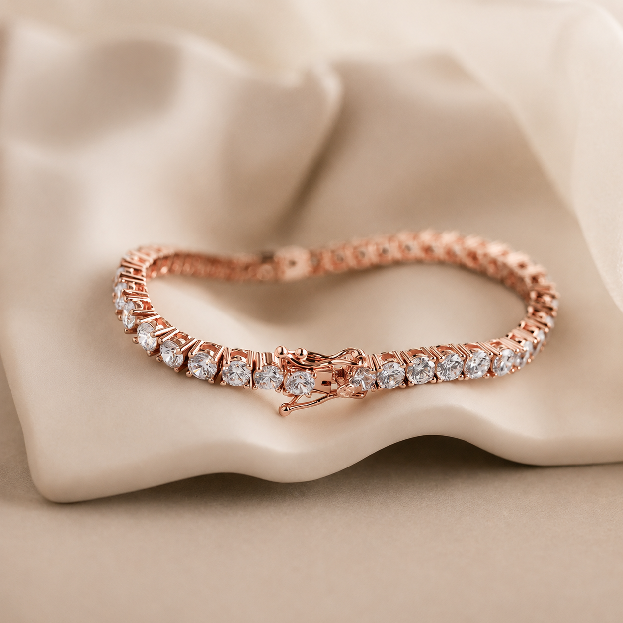 Bold Diamond Tennis Bracelet