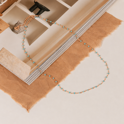 Turquoise Station Necklace