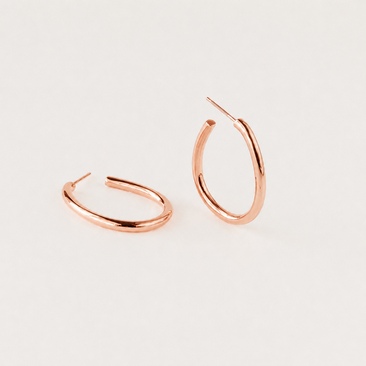 Anine Oval Hoops