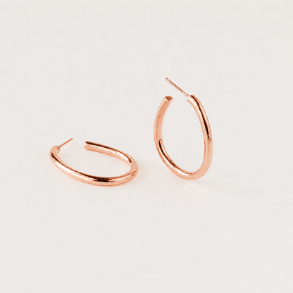 Anine Oval Hoops