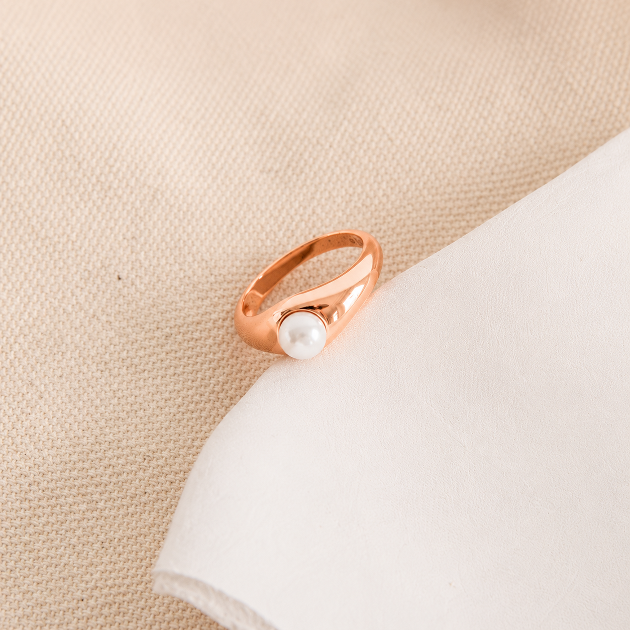 The Penelope Pearl Signet Ring