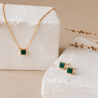 Malachite Studs