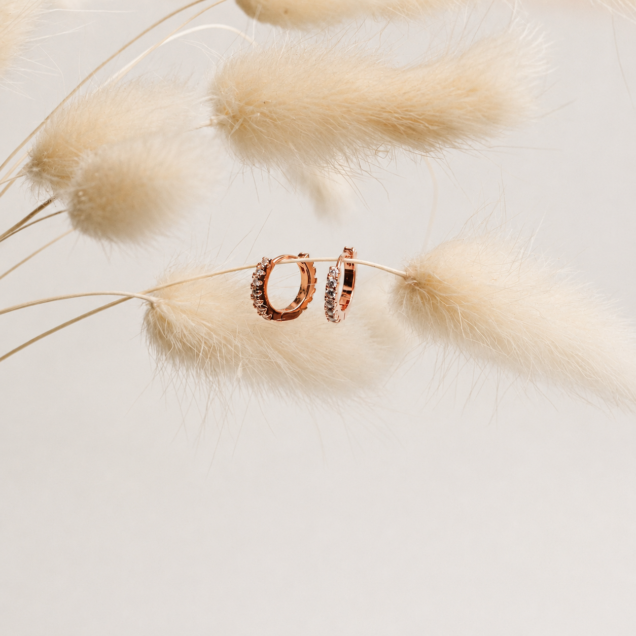 Coco Pave Huggie Hoops