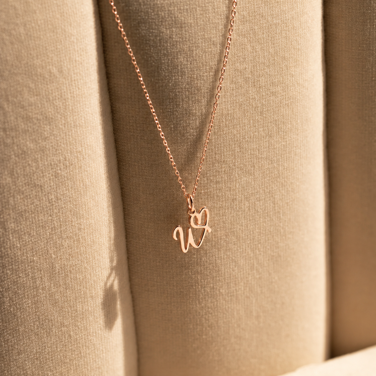 Initial Heart Necklace