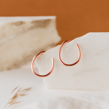 Anine Oval Hoops