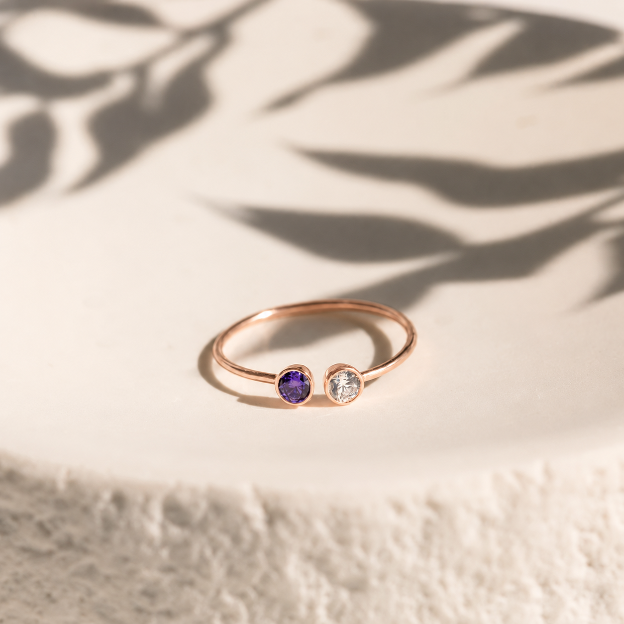 Dual Birthstone Ring