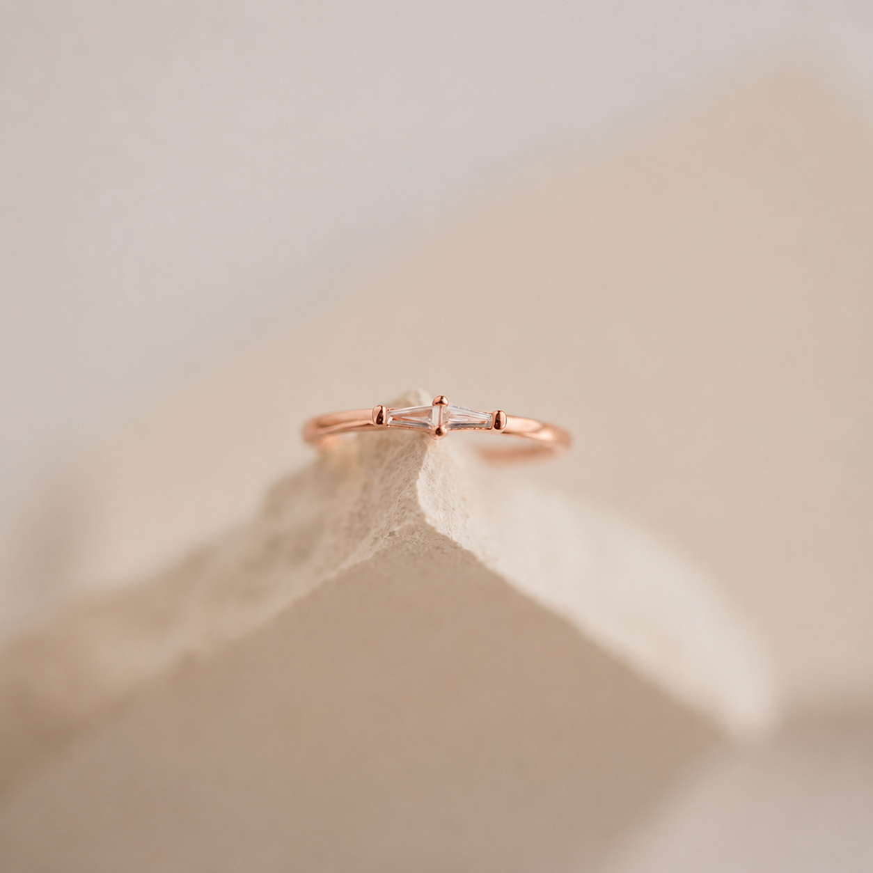 Eleanor Baguette Diamond Ring