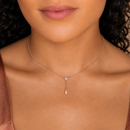 Diamond Lariat Necklace