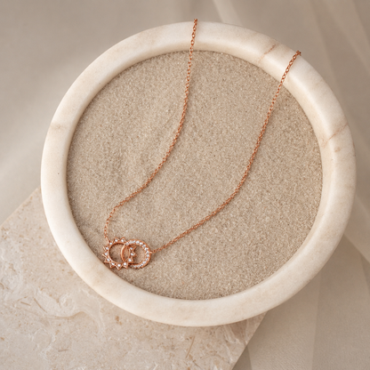 Sun & Moon Eternity Necklace