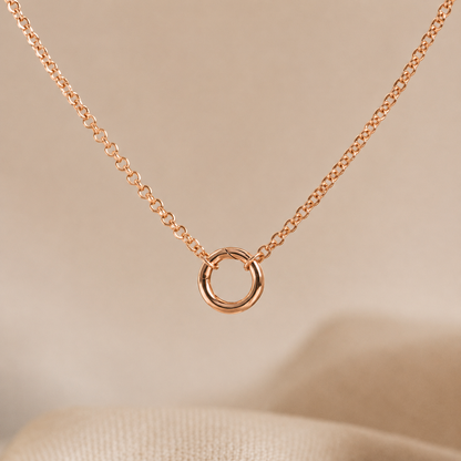 Versatile Minimalist Circle Necklace