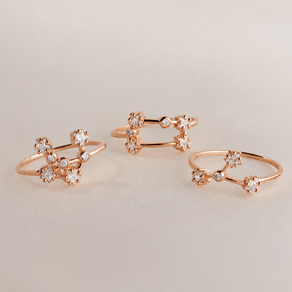 Diamond Constellation Ring