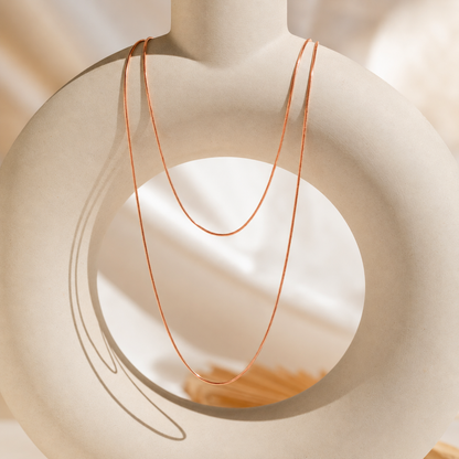 Double Snake Chain Necklace