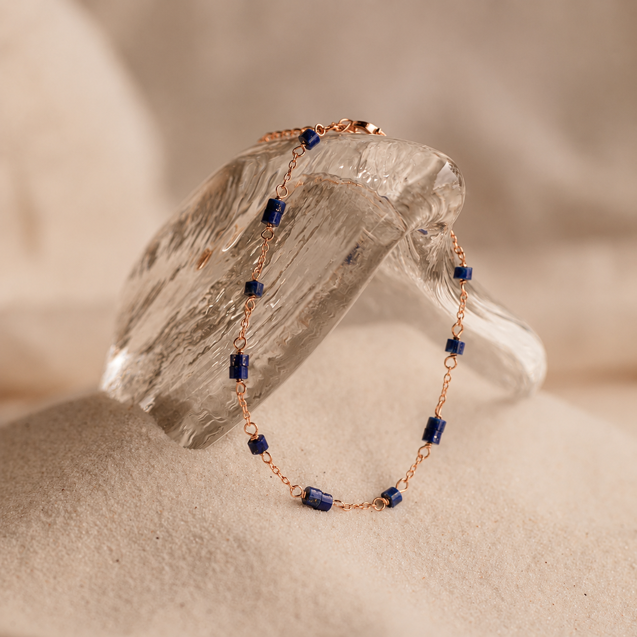 Azul Deep Blue Beaded Bracelet