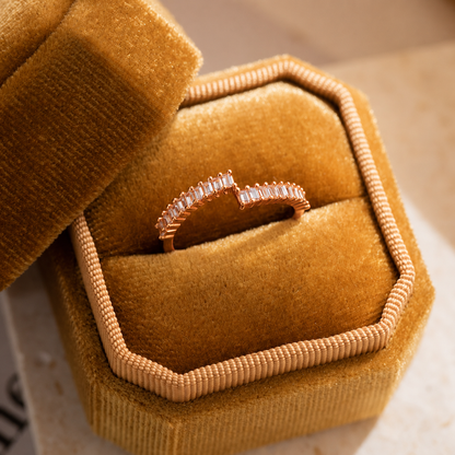 Elora Baguette Wrap Ring