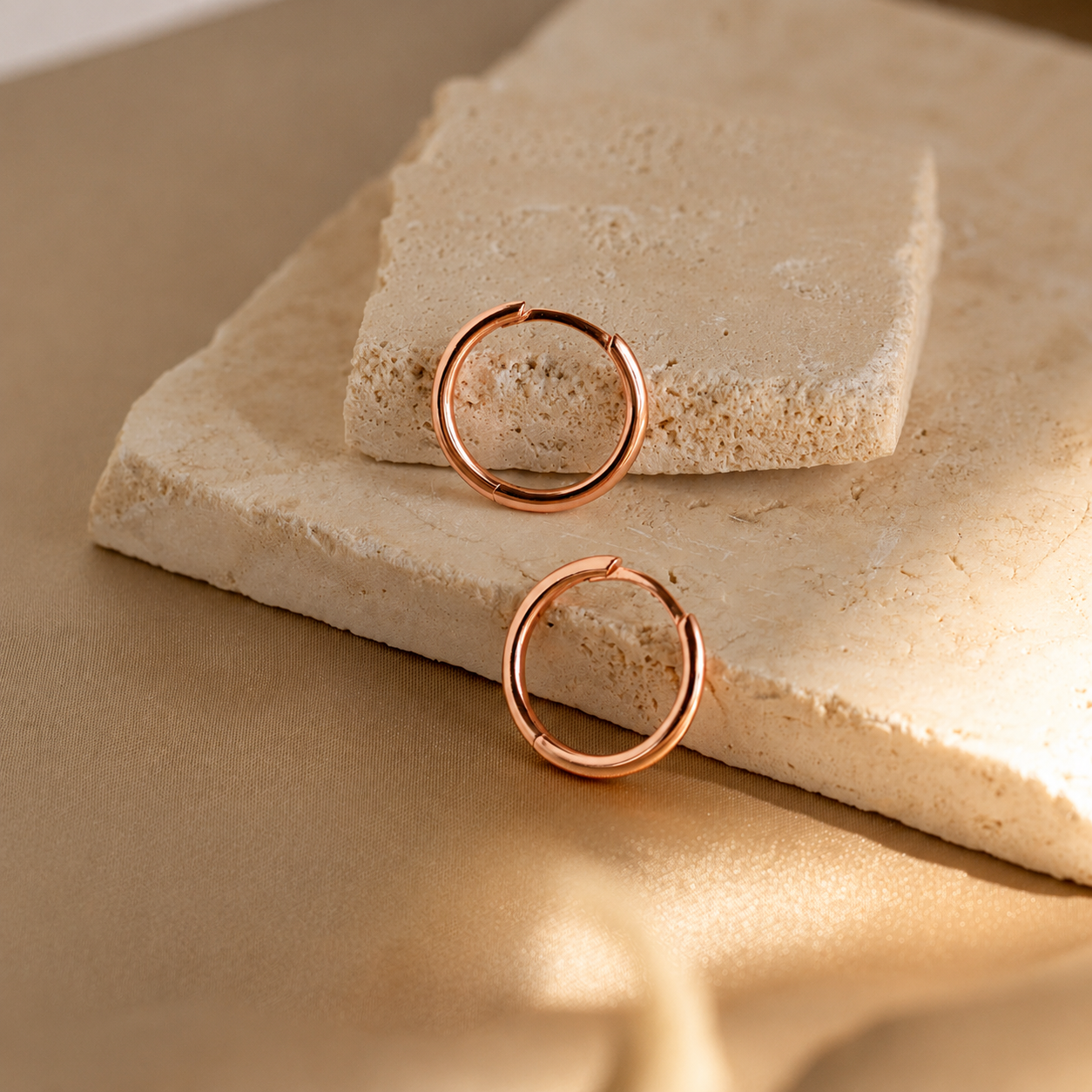 Medium Bold Hoops