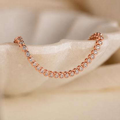 Diamond Bezel Tennis Bracelet