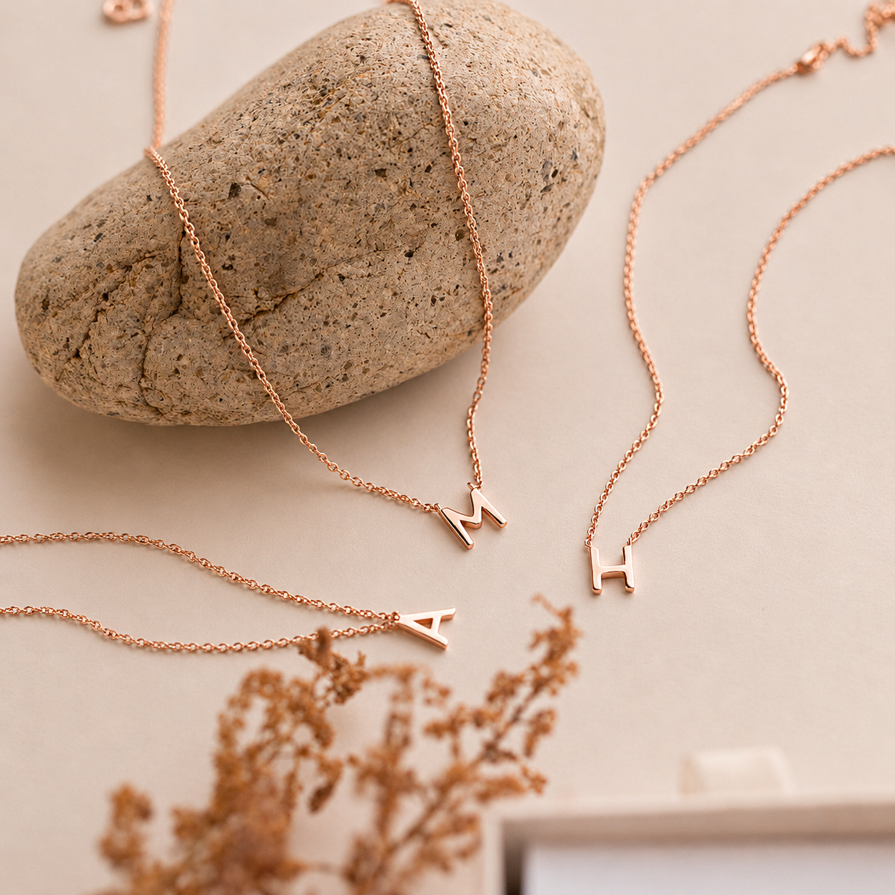Dainty Initial Necklace