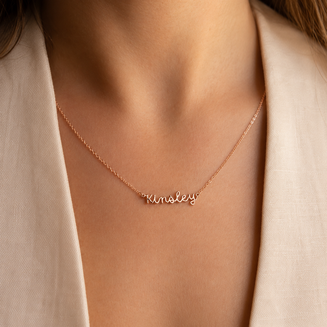 Tiny Dream Name Necklace