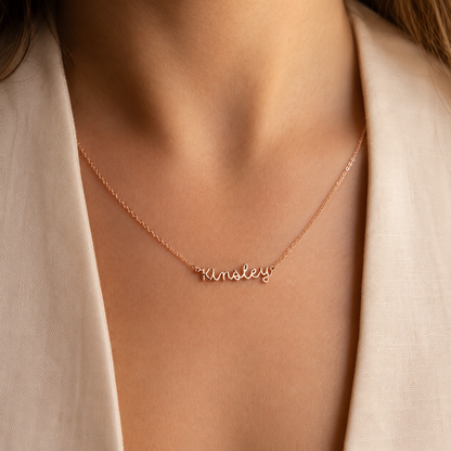 Tiny Dream Name Necklace