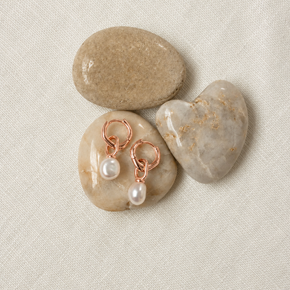 Hazel Pearl Hoops