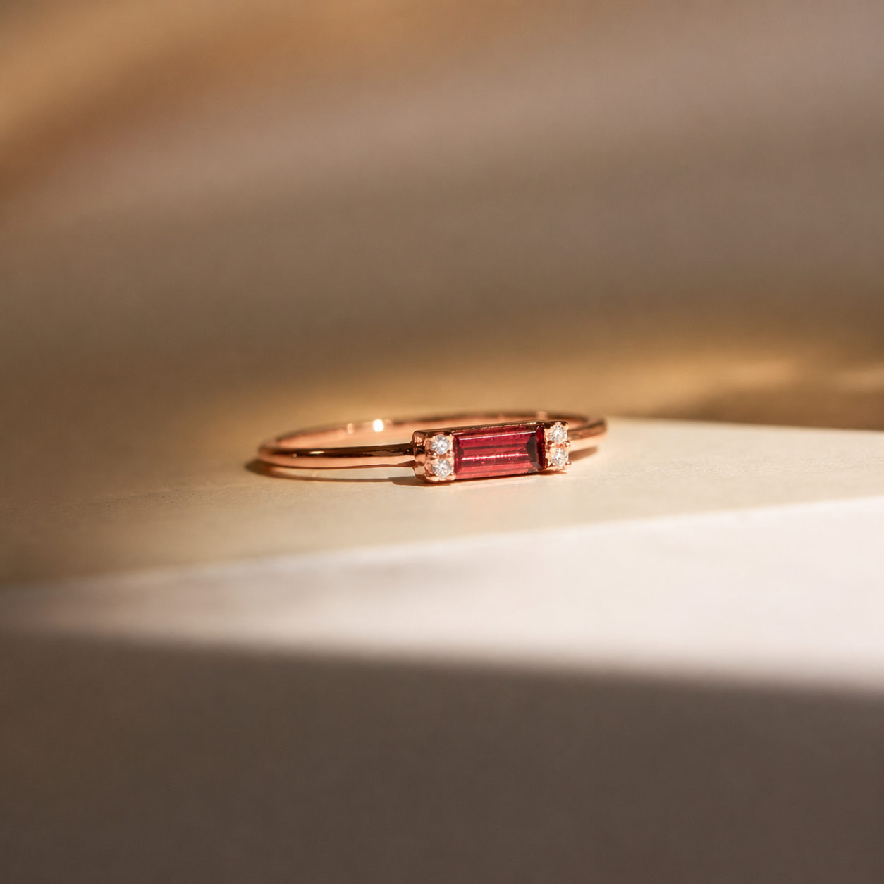 Empire Garnet Ring