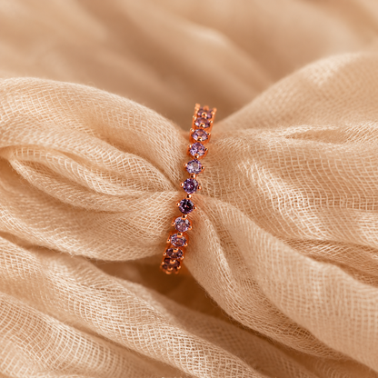 Enchanting Elegance: Amethyst Eternity Ring