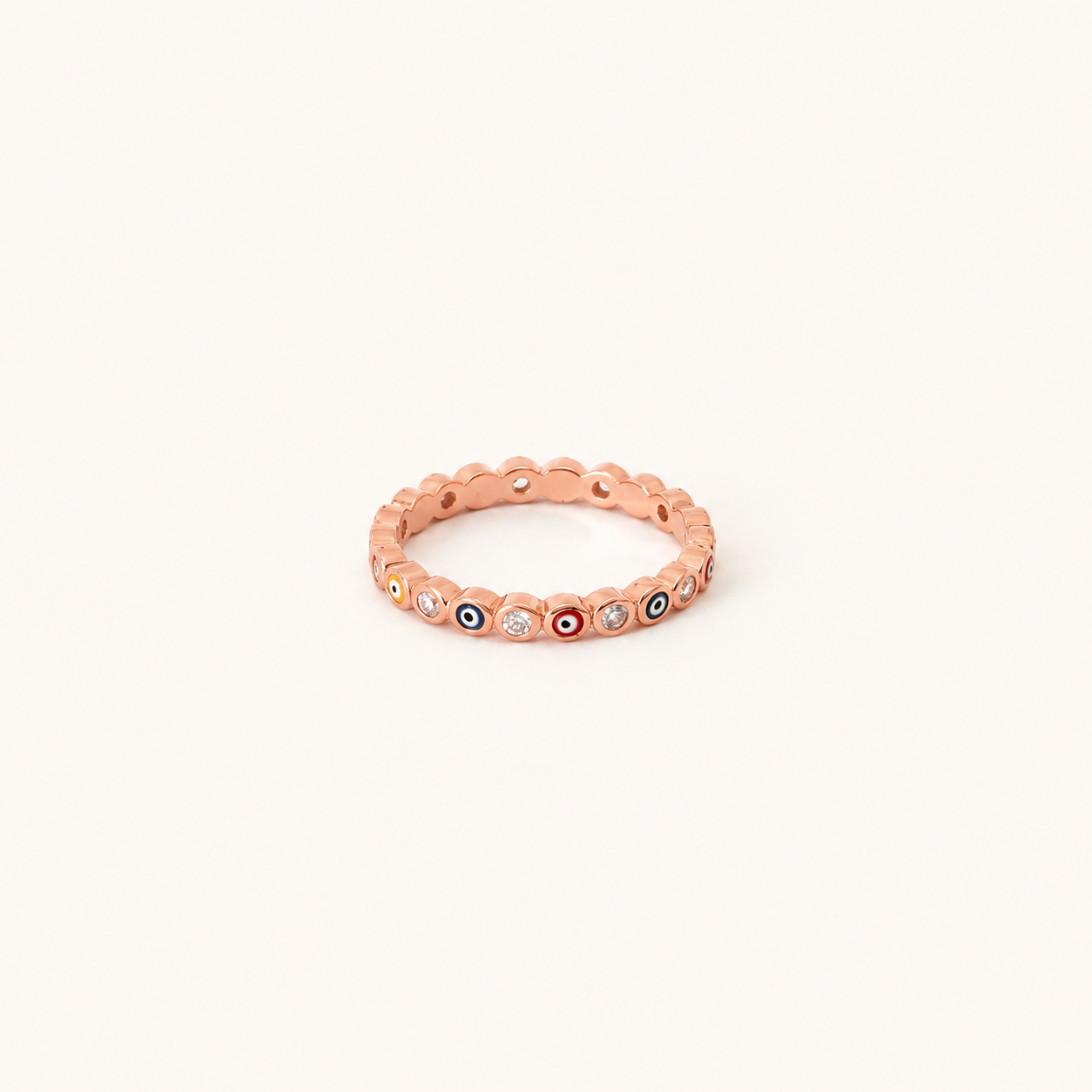 Guardian of Omens: The Rainbow Evil Eye Ring