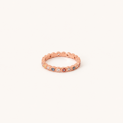 Guardian of Omens: The Rainbow Evil Eye Ring