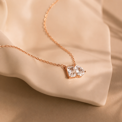 Toi et Moi Diamond Necklace