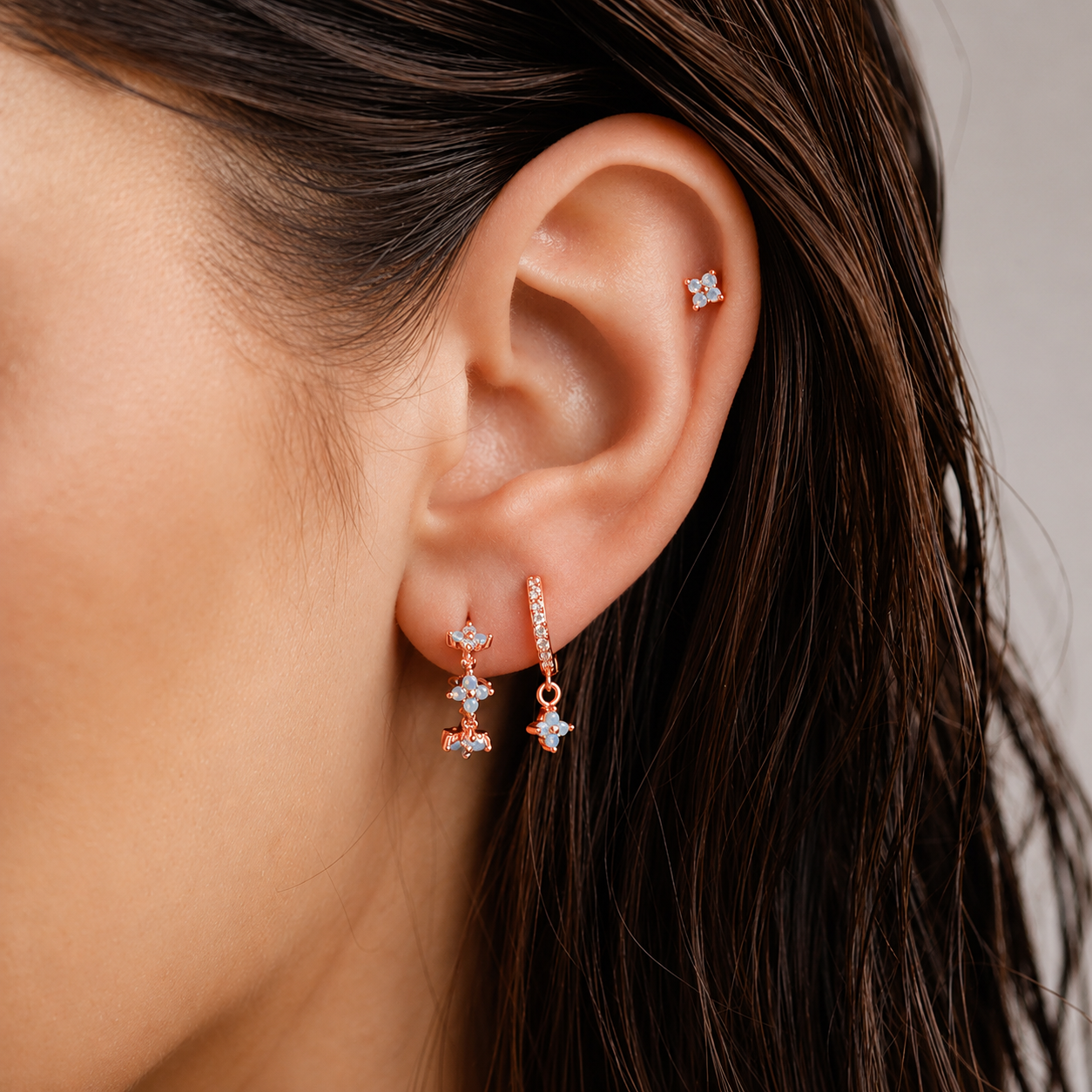 Ivy Flower Earrings