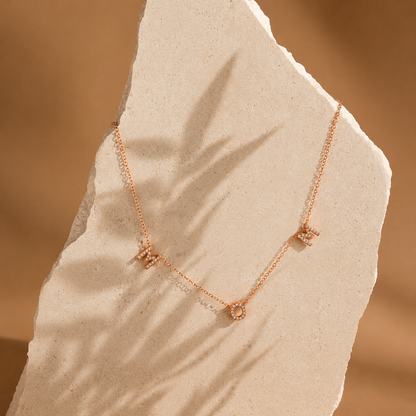 Pave Mom Necklace