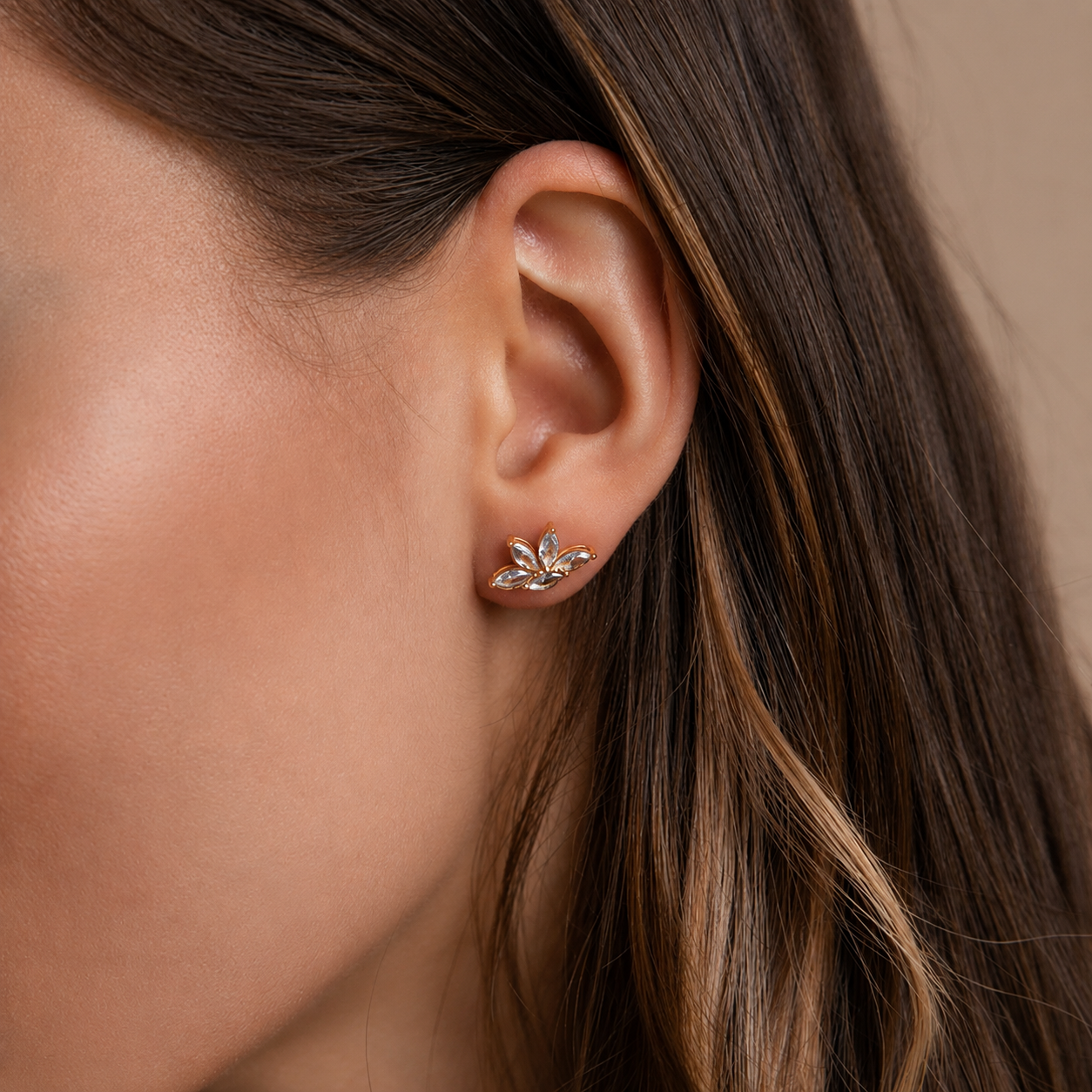 Aquamarine Marquise Studs