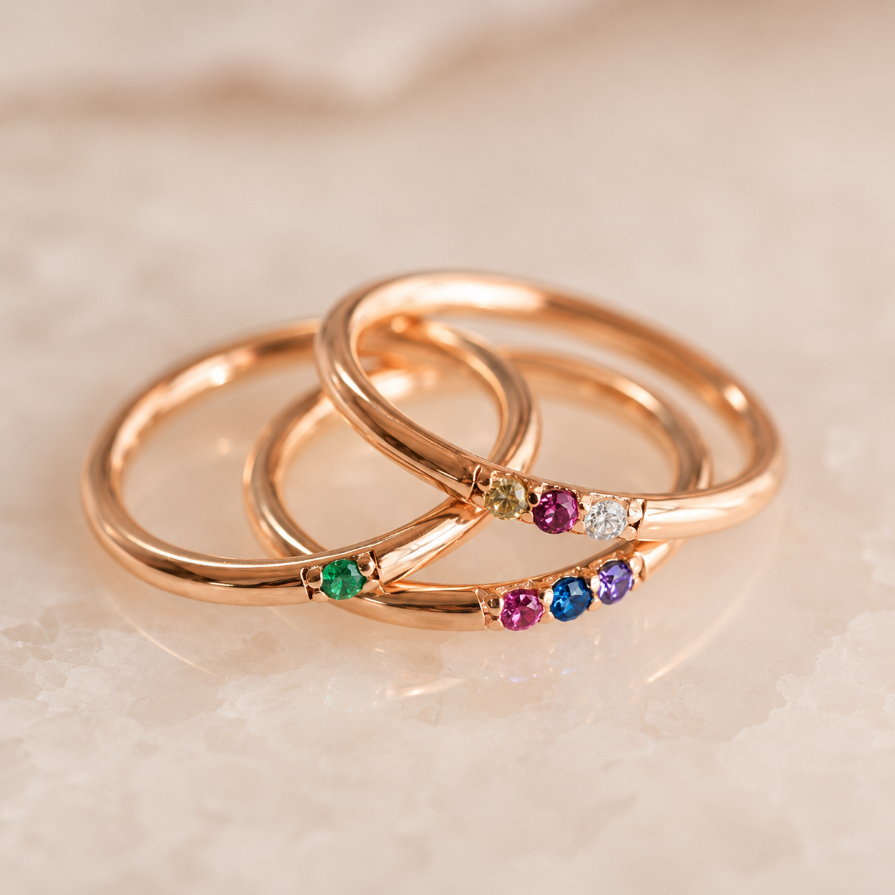Mini Birthstone Ring